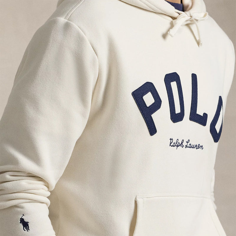 Ralph Lauren - Fleece Logo Hoodie in Antique Cream