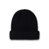 Sandbanks - Badge Logo Merino Wool Beanie in Black