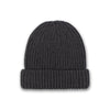 Sandbanks - Badge Logo Merino Wool Beanie in Anthracite