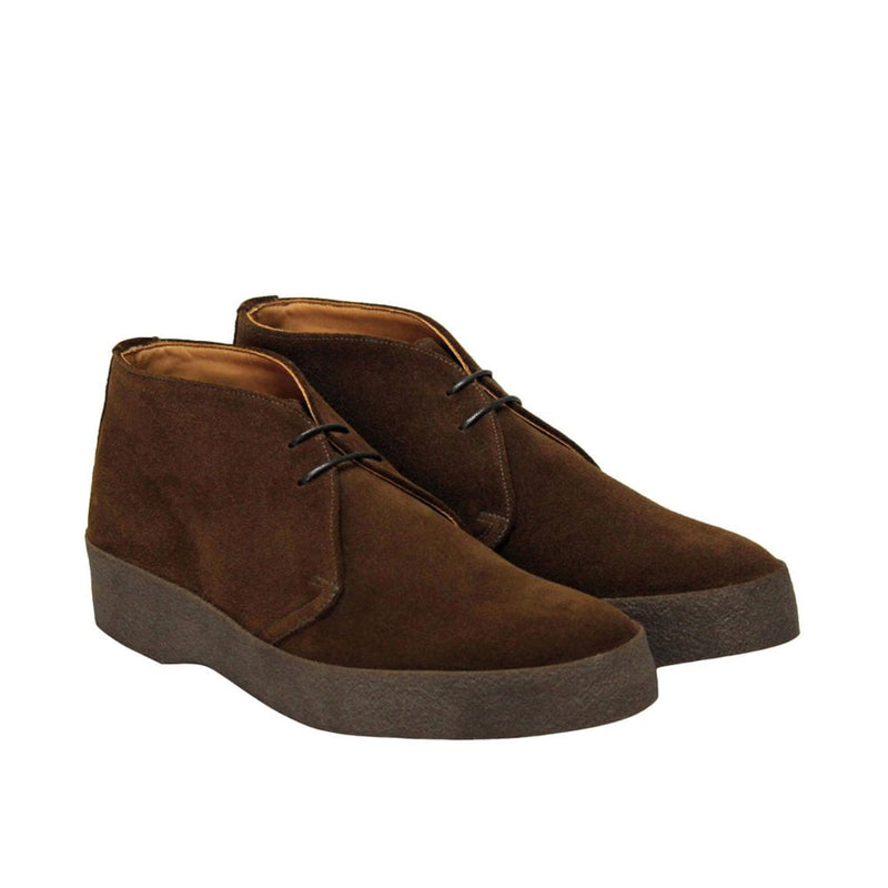 Sanders - Hi-Top Chukka Boots in Polo Snuff Suede