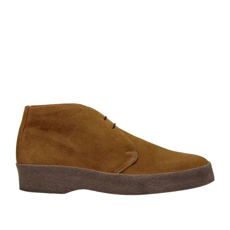 Sanders - Hi-Top Chukka Boots in Indiana Tan Suede