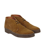 Sanders - Hi-Top Chukka Boots in Indiana Tan Suede