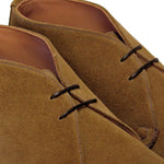 Sanders - Hi-Top Chukka Boots in Indiana Tan Suede