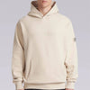Sandbanks - Raised Rubber Logo Hoodie in Stone