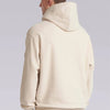 Sandbanks - Raised Rubber Logo Hoodie in Stone