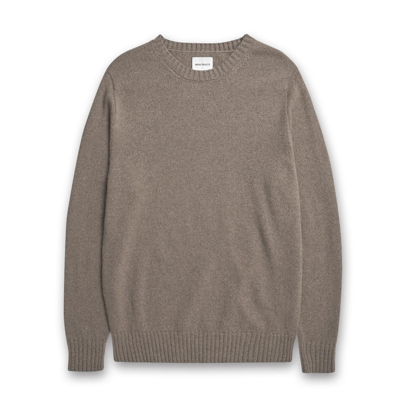 Norse Projects - Sigfred Cashmere Sweater in Taupe