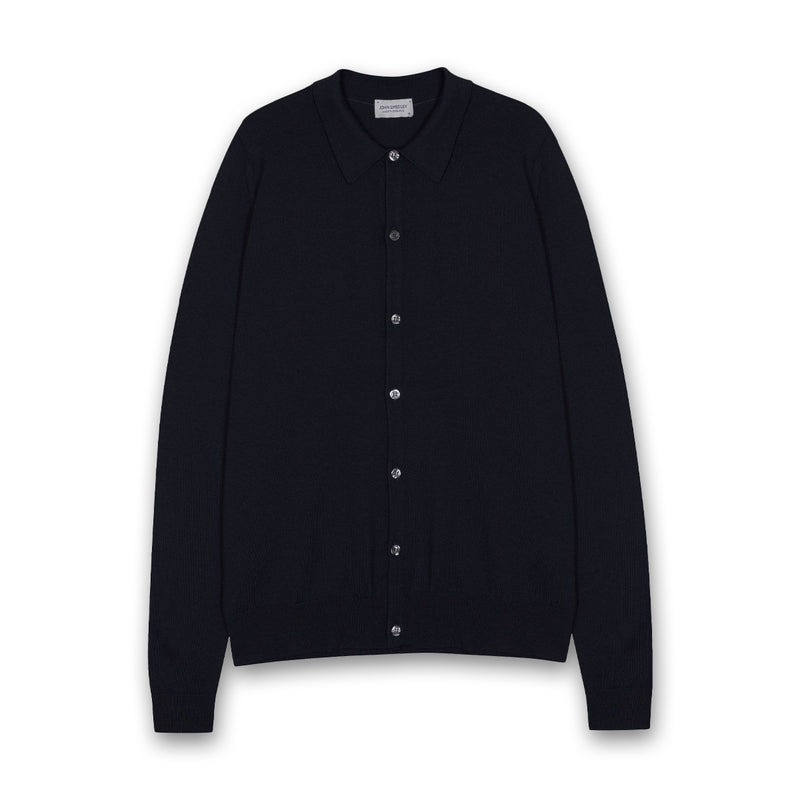 John Smedley - Tibor Cardigan in Midnight