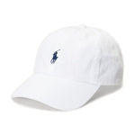 Ralph Lauren - Cotton Baseball Cap in White - Nigel Clare