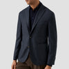 Eton - Check Flannel Soft Jacket in Navy - Nigel Clare