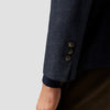 Eton - Check Flannel Soft Jacket in Navy - Nigel Clare