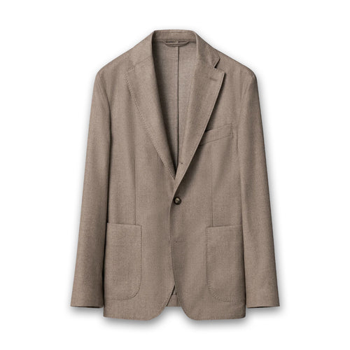 Eton - Flannel Soft Jacket in Fawn - Nigel Clare