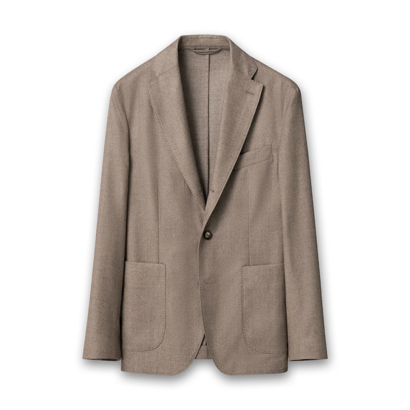 Eton - Flannel Soft Jacket in Fawn - Nigel Clare