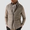 Eton - Flannel Wool Gilet in Fawn - Nigel Clare