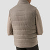 Eton - Flannel Wool Gilet in Fawn - Nigel Clare