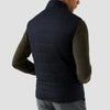 Eton - Flannel Wool Gilet in Navy Marl - Nigel Clare