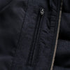 Eton - Flannel Wool Gilet in Navy Marl - Nigel Clare
