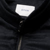 Eton - Flannel Wool Gilet in Navy Marl - Nigel Clare