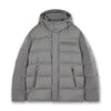 Paul & Shark - Wool & Silk Blend Puffer Jacket in Grey