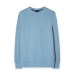 PS Paul Smith - Embroidered Zebra Logo Sweatshirt in Blue - Nigel Clare