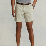 Polo Ralph Lauren - Stretch Straight Fit Shorts in Beige - Nigel Clare