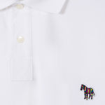 PS Paul Smith - Reg Fit LS Polo Shirt in White - Nigel Clare