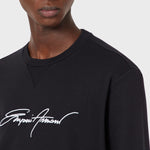 Emporio Armani - Signature Logo Sweatshirt in Navy - Nigel Clare