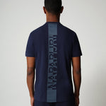 Napapijri - S-Surf Logo T-Shirt in Medieval Blue - Nigel Clare
