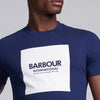 Barbour Intl - Block Logo T-Shirt in Blue - Nigel Clare