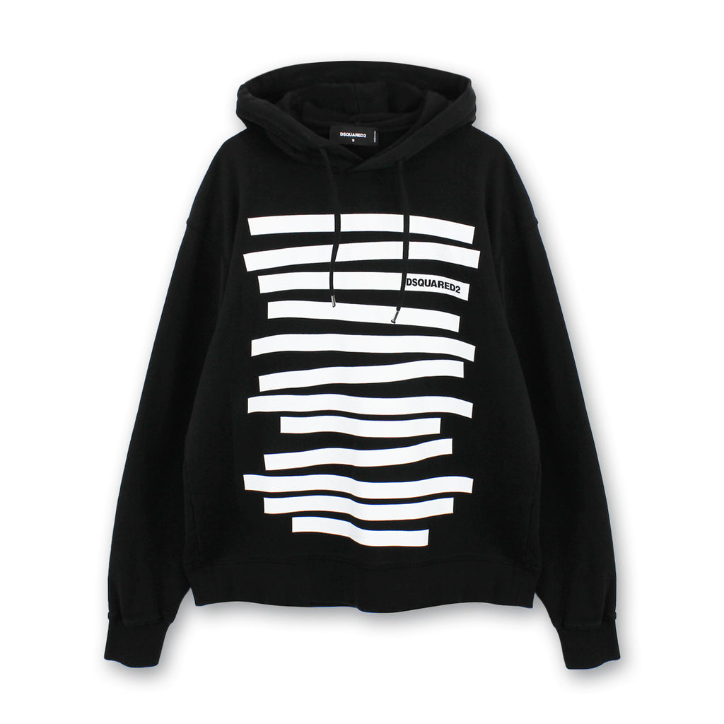 DSQUARED2 - Classified Hooded Sweatshirt in Black - Nigel Clare