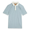 Ted Baker - KRANE Textured Polo Shirt in Blue - Nigel Clare