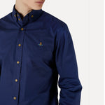 Vivienne Westwood - 2 Button Krall Shirt in Navy - Nigel Clare