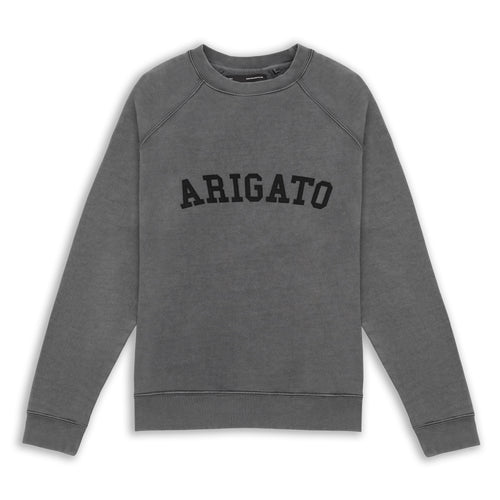 Axel Arigato - Ivy College Logo Sweatshirt in Faded Black - Nigel Clare