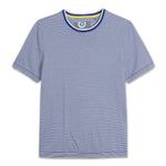 Ted Baker - RAKI Fine Stripe T-Shirt in Blue & White - Nigel Clare