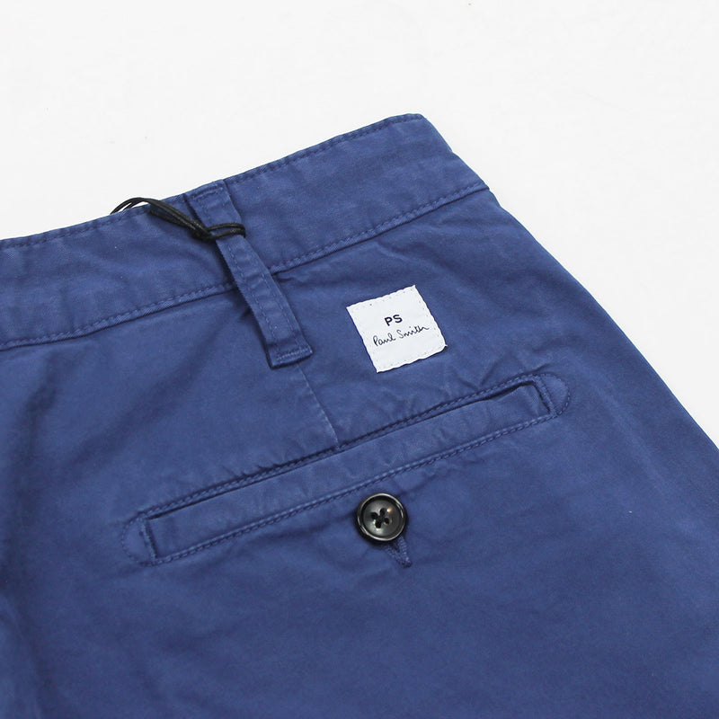 PS Paul Smith - Garment Dyed Chino Shorts in Cobalt Blue - Nigel Clare
