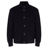 Emporio Armani - Buttoned Wool & Cashmere Blend Jacket in Navy - Nigel Clare