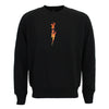 Neil Barrett - Flame Bolt Sweatshirt in Black - Nigel Clare