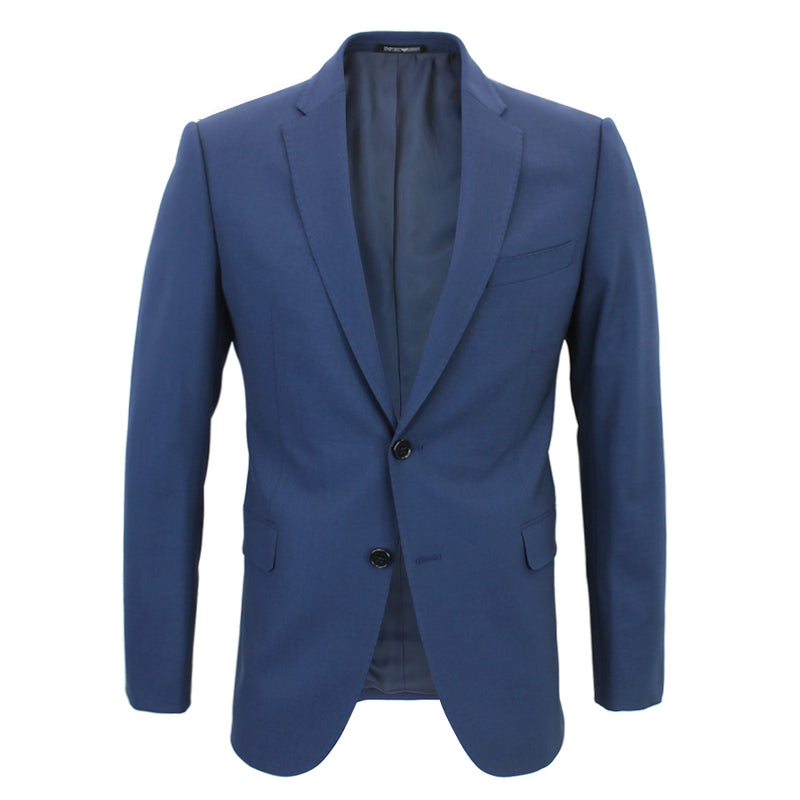 Emporio Armani - M Line Slim Fit Suit in Petrol Blue - Nigel Clare