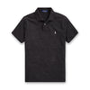 Polo Ralph Lauren - Slim Fit Mesh Polo Shirt in Black - Nigel Clare