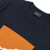 PS Paul Smith - Merino Blend Navy Sweater with Contrast Square - Nigel Clare