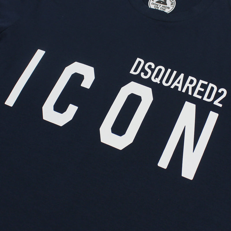 DSQUARED2 - Icon Logo T-Shirt in Navy - Nigel Clare