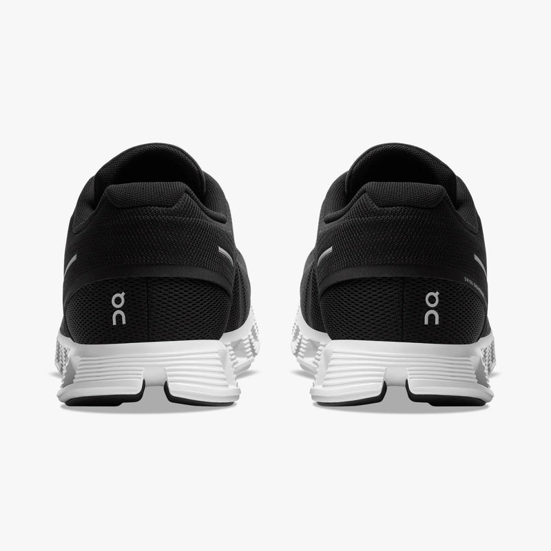 On Running - Cloud 5 Trainers in Black/White - Nigel Clare