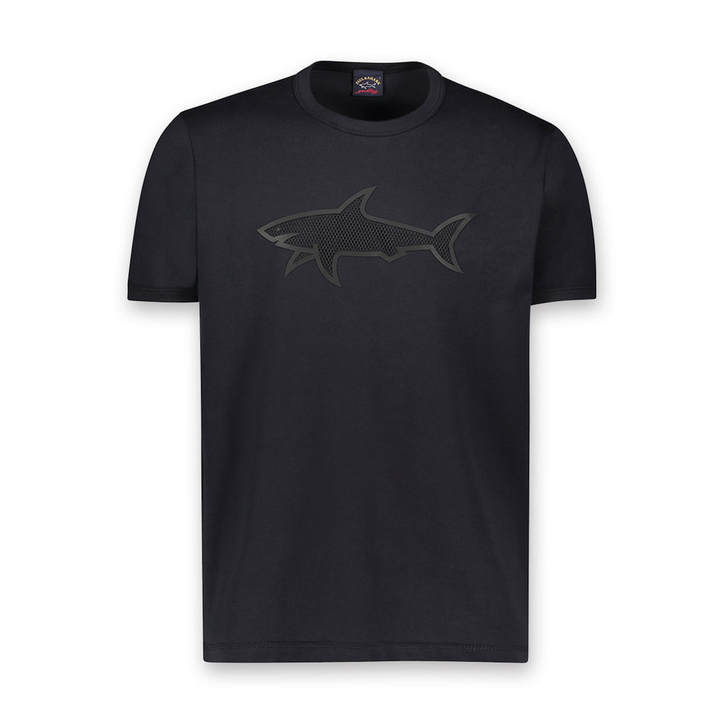 Paul & Shark - Net Shark T-Shirt in Black - Nigel Clare