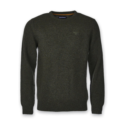 Barbour - Tisbury Crew Neck Knit Jumper in Forest - Nigel Clare