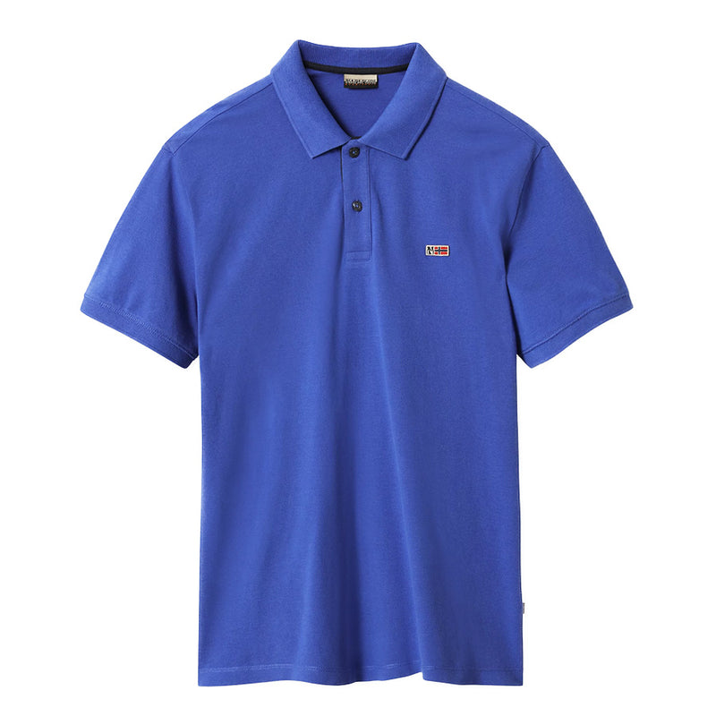 Napapijri - Taly Stretch 3 Polo Shirt in Ultra Marine Blue - Nigel Clare