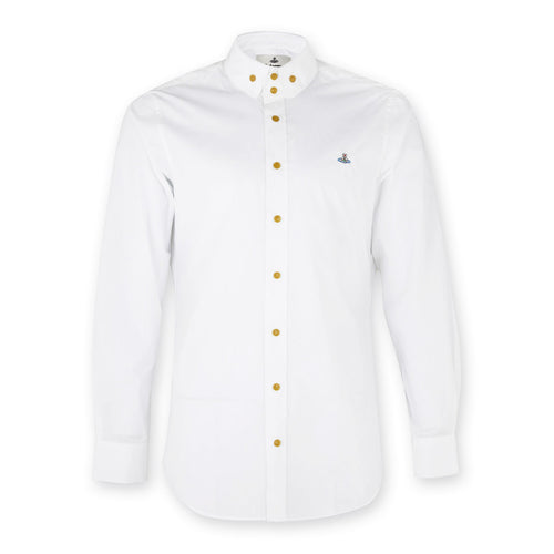Vivienne Westwood - 2 Button Krall Shirt in White - Nigel Clare
