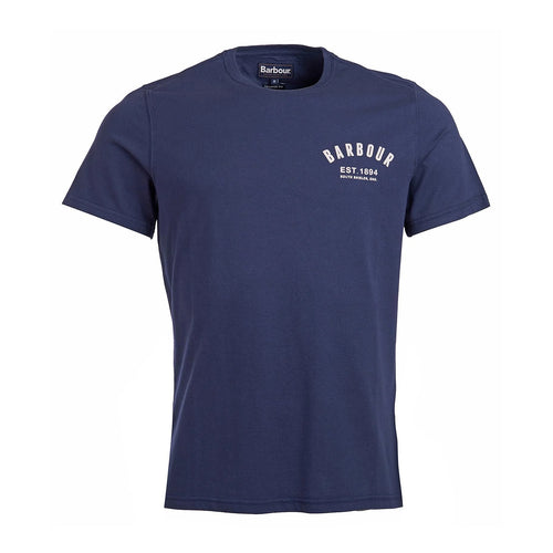 Barbour - Preppy T-Shirt in Powder New Navy - Nigel Clare