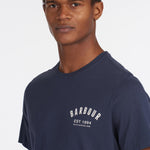Barbour - Preppy T-Shirt in Powder New Navy - Nigel Clare