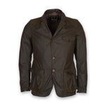 Barbour - Beacon Sports Wax Jacket in Olive - Nigel Clare