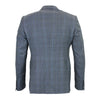 Emporio Armani - M-Line 3 Piece Woven Suit in Blue Check - Nigel Clare