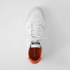 Axel Arigato - Dice Lo Sneakers in White/Orange - Nigel Clare